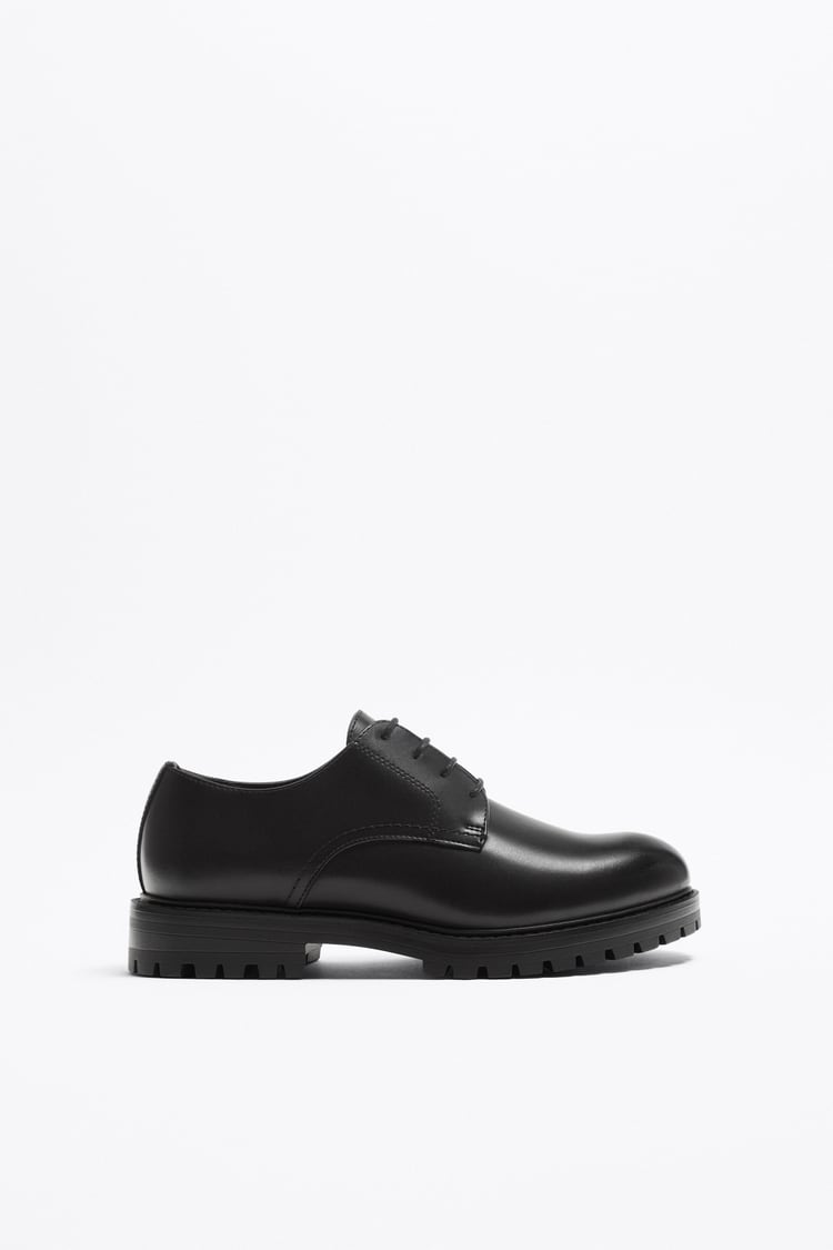 ZARA TRACK SOLE DERBY SHOES