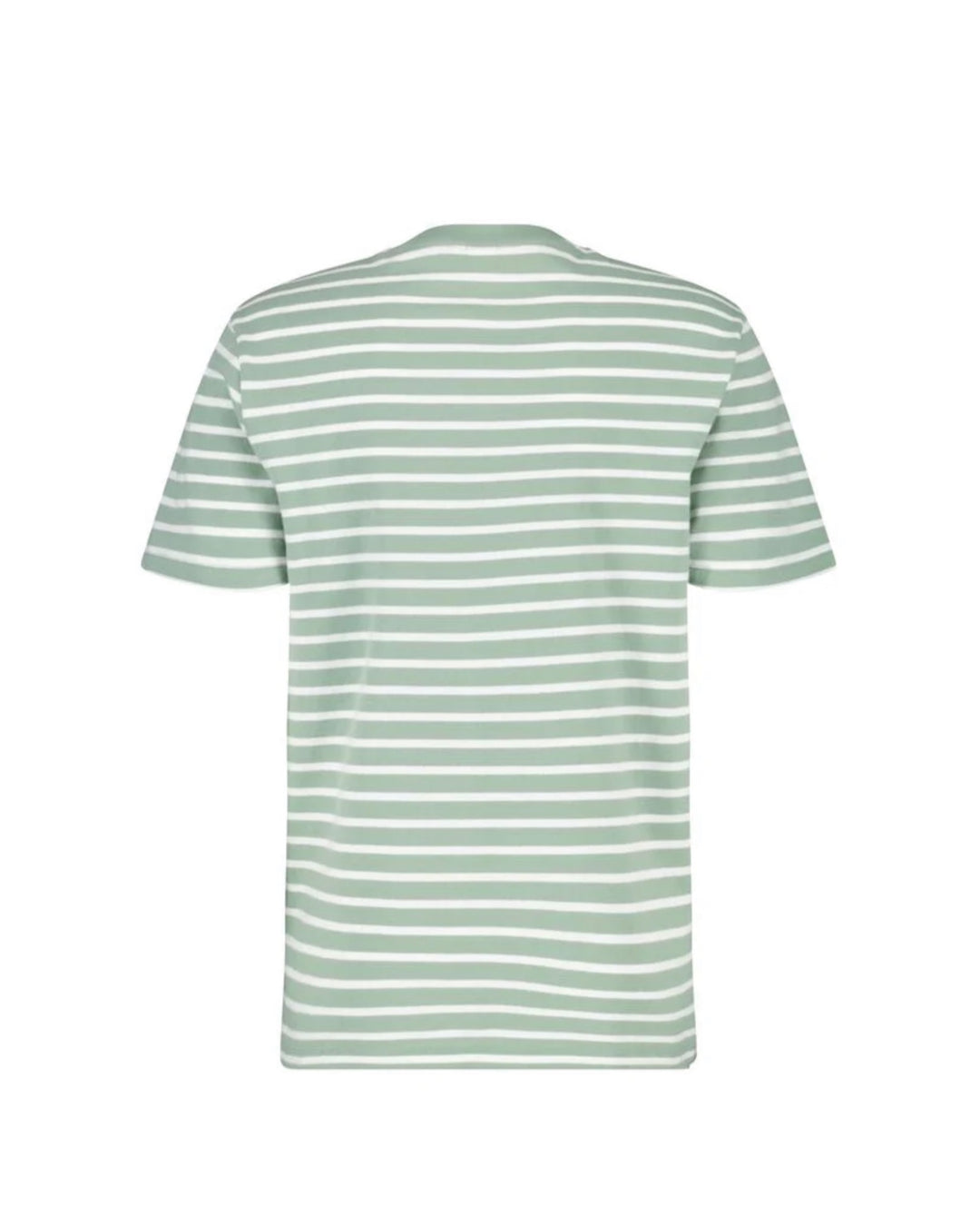 America Today striped T-shirt in white/green