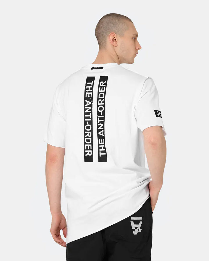 The Anti Order Logo Antidote Symmetry T-Shirt in white