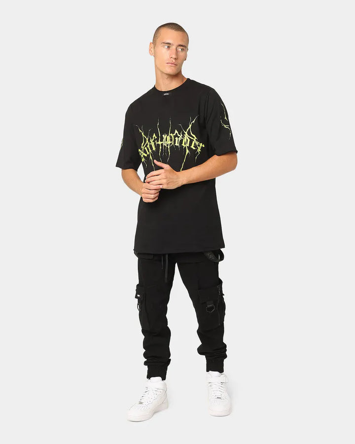 The Anti Order Logo Youthquake T-Shirt in black/neon