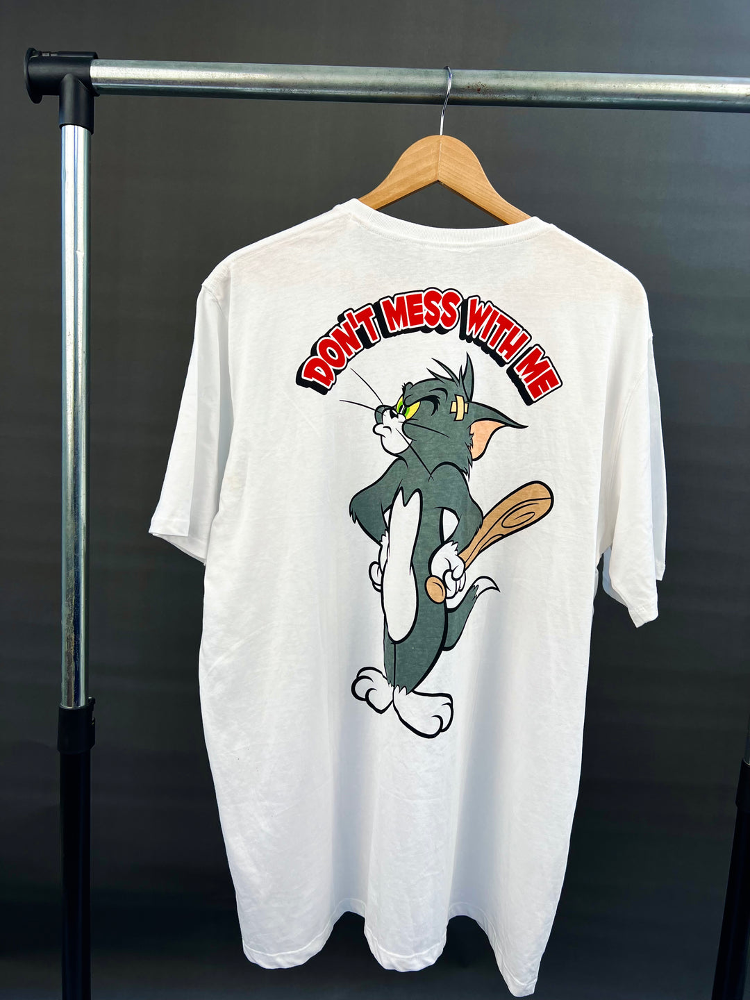 Alcott Tom & Jerry Backprint T-shirt in white