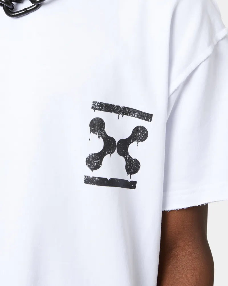 DXXMLIFE Logo L-2 A Ages SS T-shirt in white