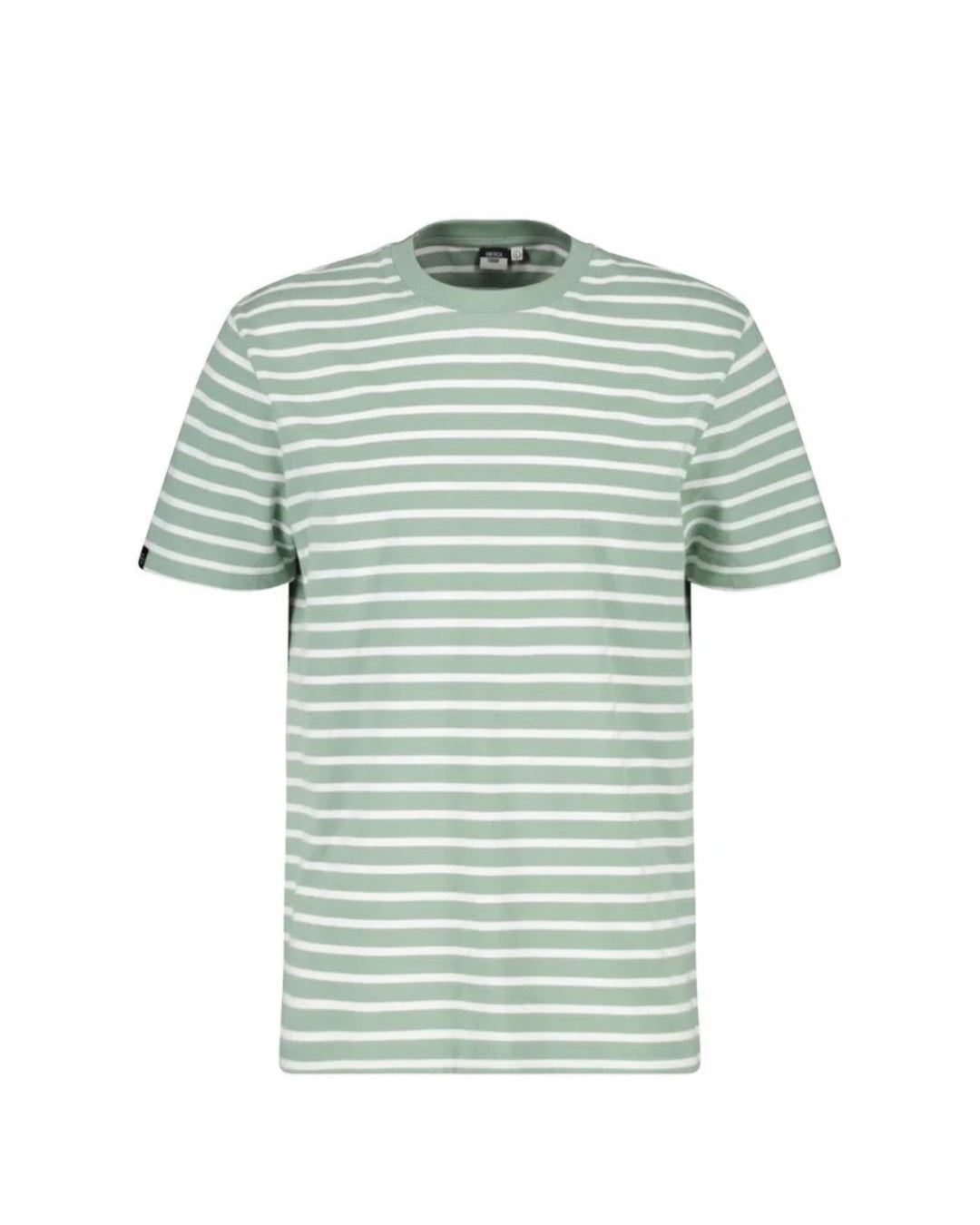 America Today striped T-shirt in white/green