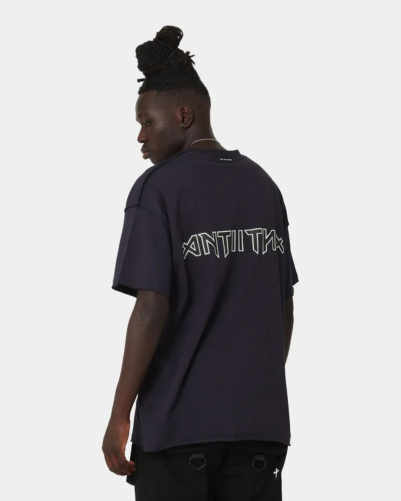 Anti Order Terminus T-shirt in navy/white