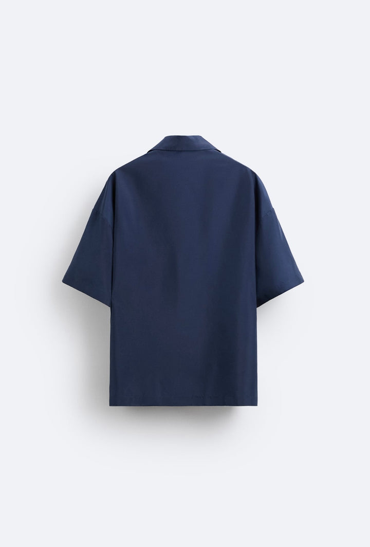 ZARA TECHNICAL SHIRT NAVY BLUE