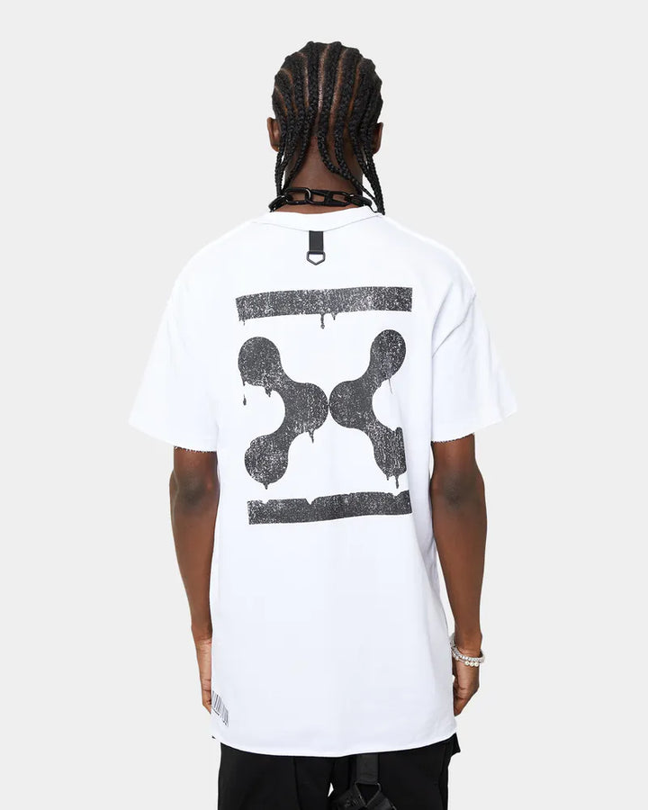 DXXMLIFE Logo L-2 A Ages SS T-shirt in white