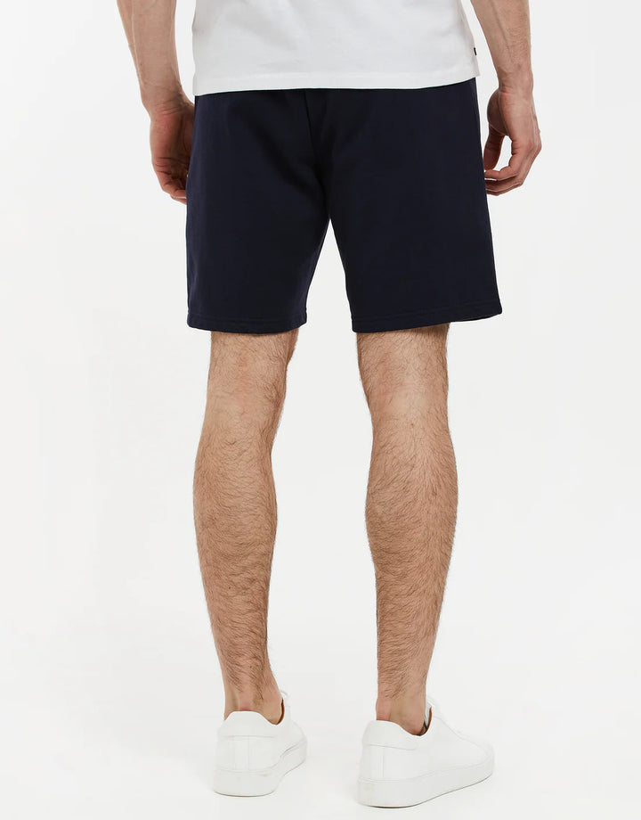 Threadbare Men's Stone Fleece Sweat Shorts in blue