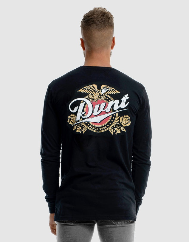 DVNT Clothing Craft Longsleeve T-shirt in black