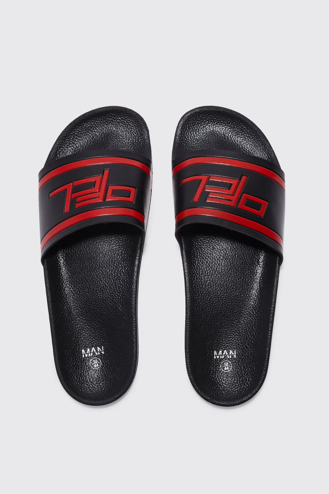 BOOHOOMAN OFCL SLIDES BLACK