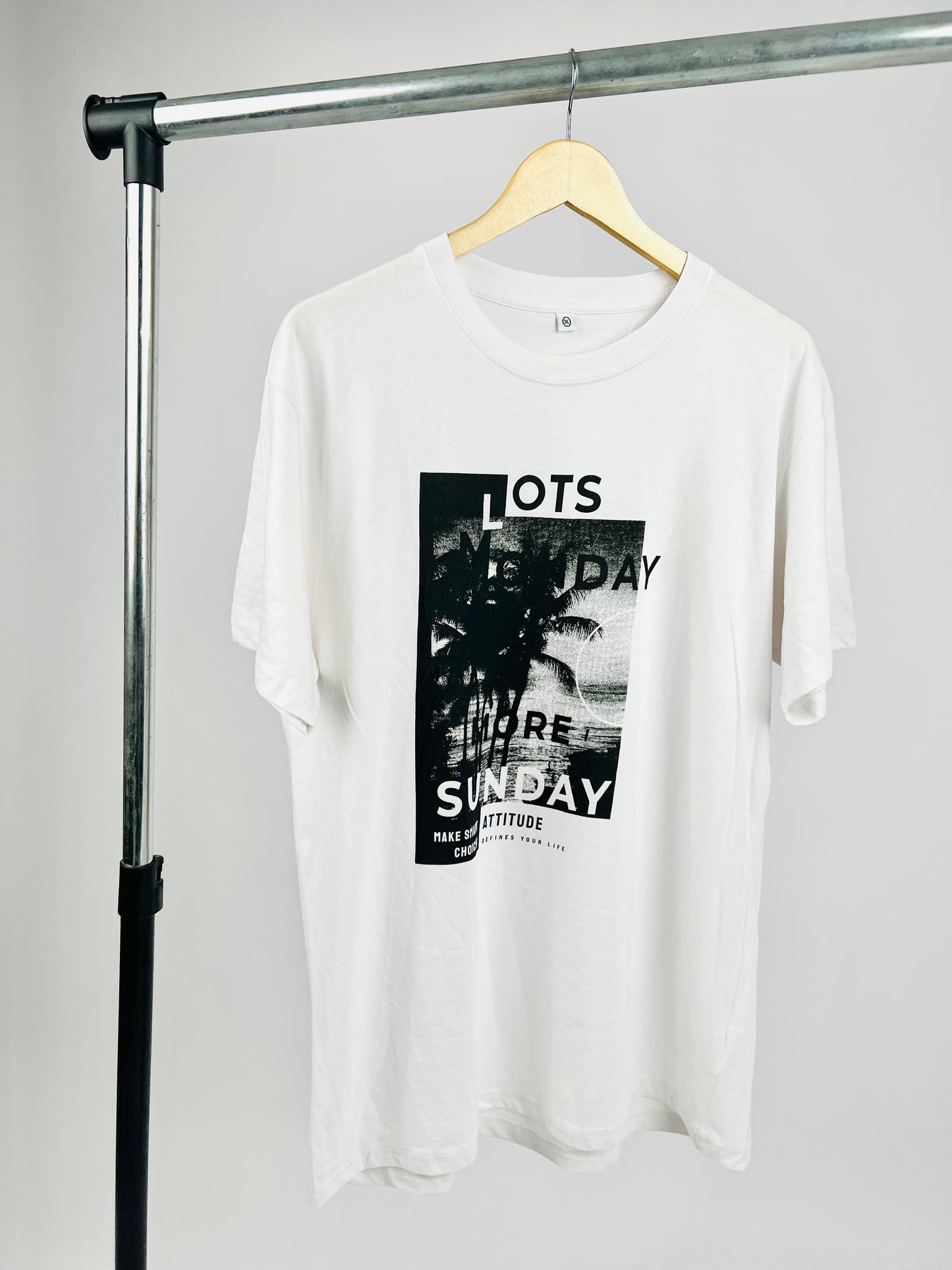 Photoprint T-shirt in white