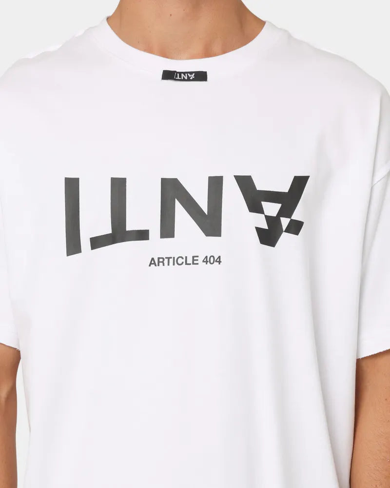 The Anti Order Logo Article 404 Non Seam T-Shirt in white