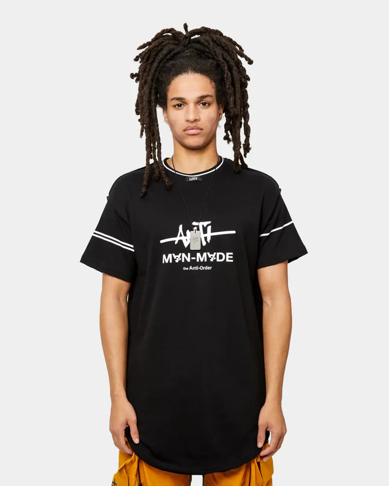 The Anti Order Logo Man Made T-Shirt in black