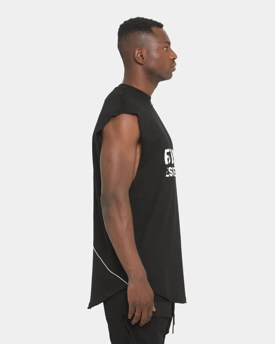 The Anti Order Logo Future Aesthetics Reversible Muscle in black