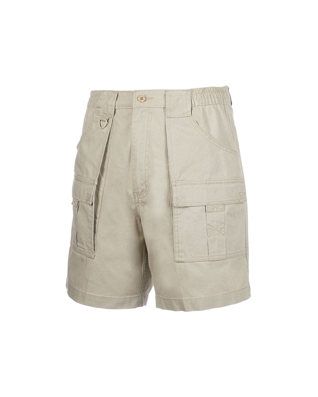 Hook & tackle cargo shorts in ecru