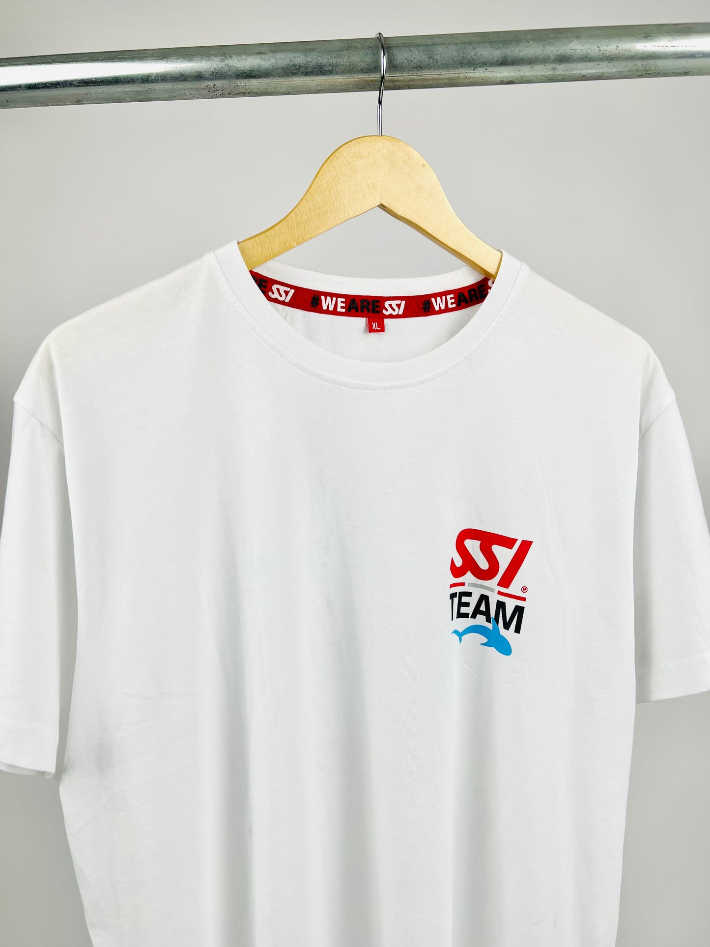 SSI Diving Backprint T-shirt in white