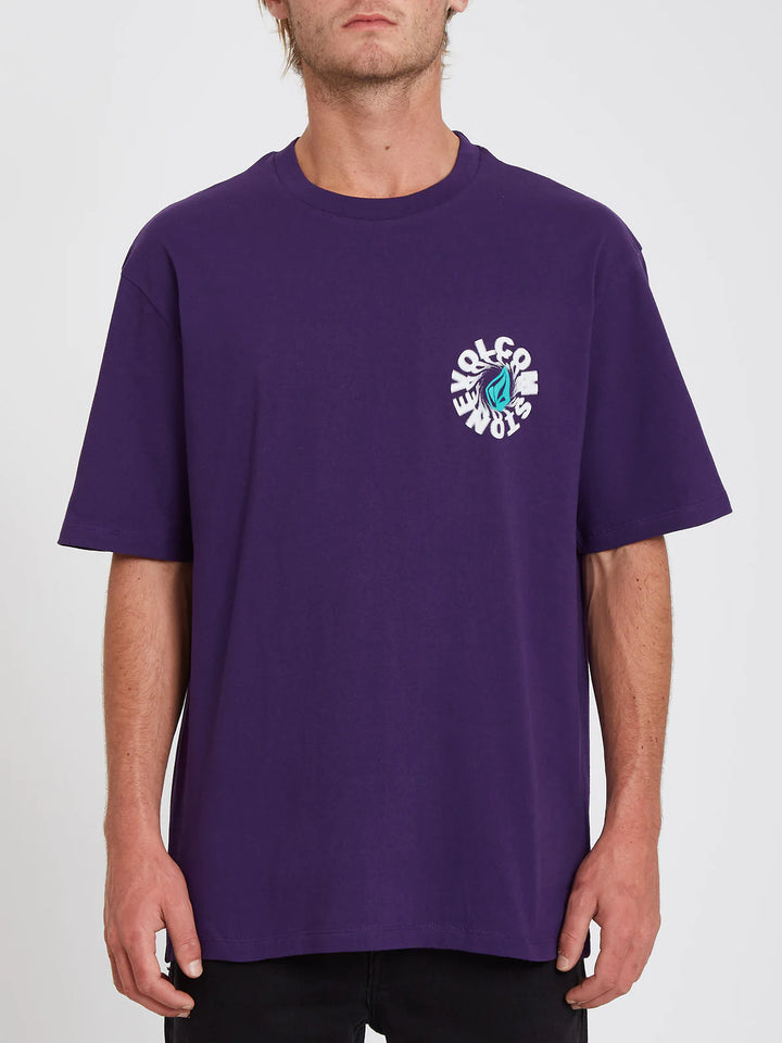 VOLCOM NAUSEA T-SHIRT - VIOLET INDIGO