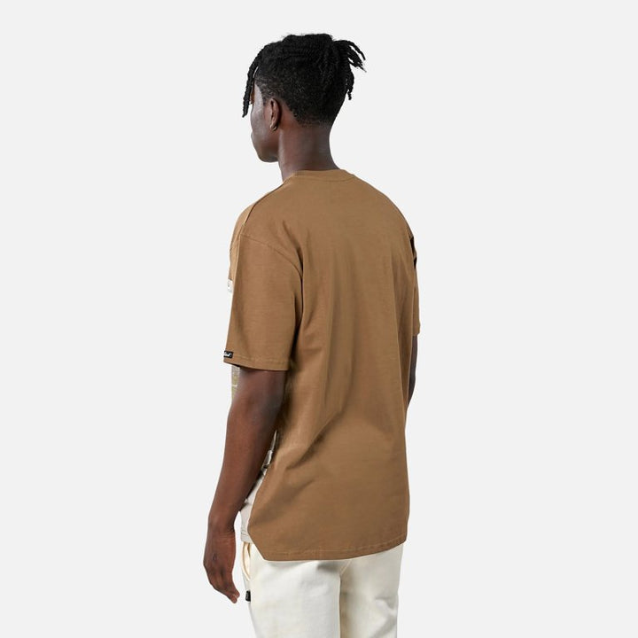 Crooks & Castles Men's Medusa Color Block Chop Shop Graphic Tee T-Shirt