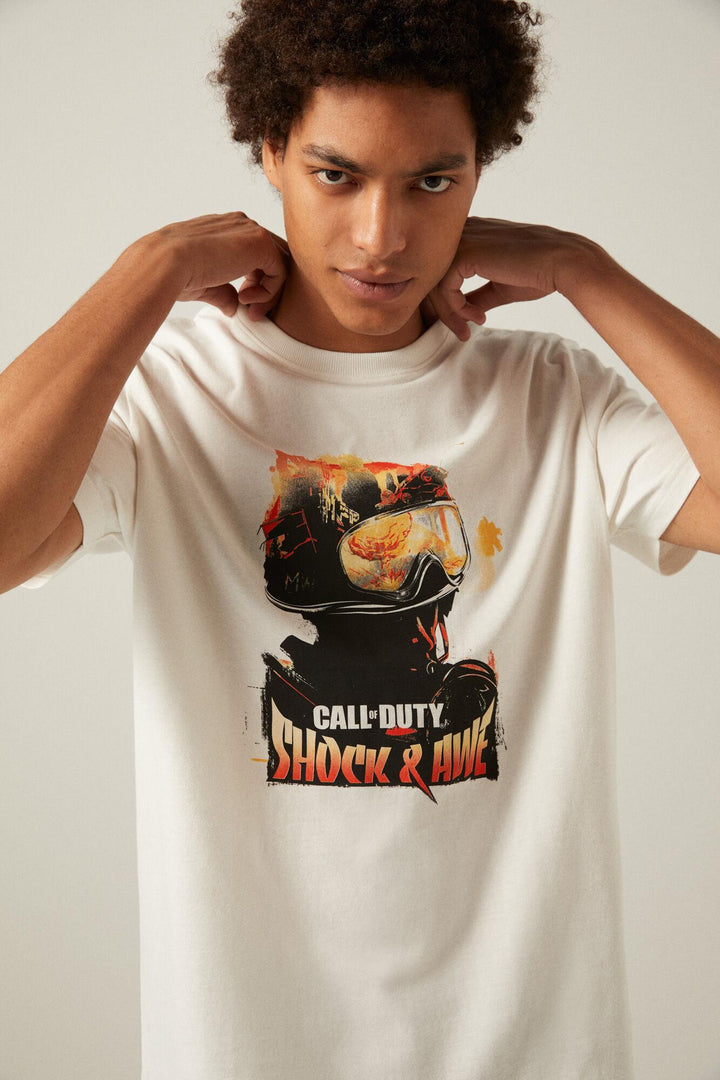 Springfield Call of Duty T-shirt in white