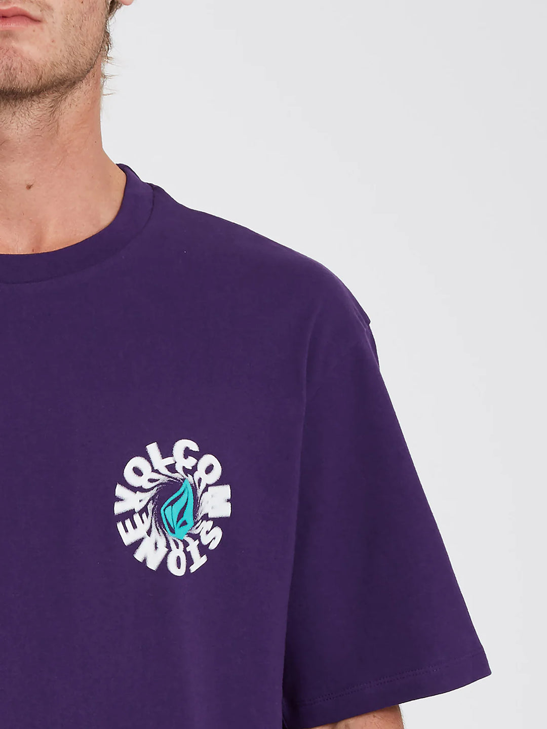 VOLCOM NAUSEA T-SHIRT - VIOLET INDIGO