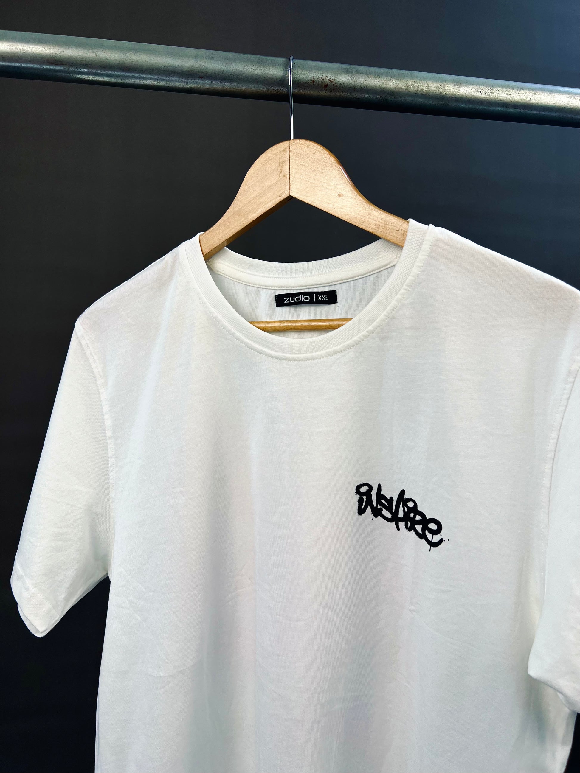 Zudio Inspire graphic Backprint T shirt in white