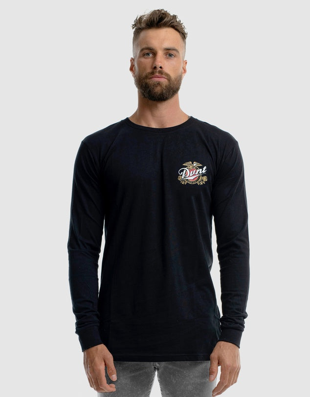 DVNT Clothing Craft Longsleeve T-shirt in black