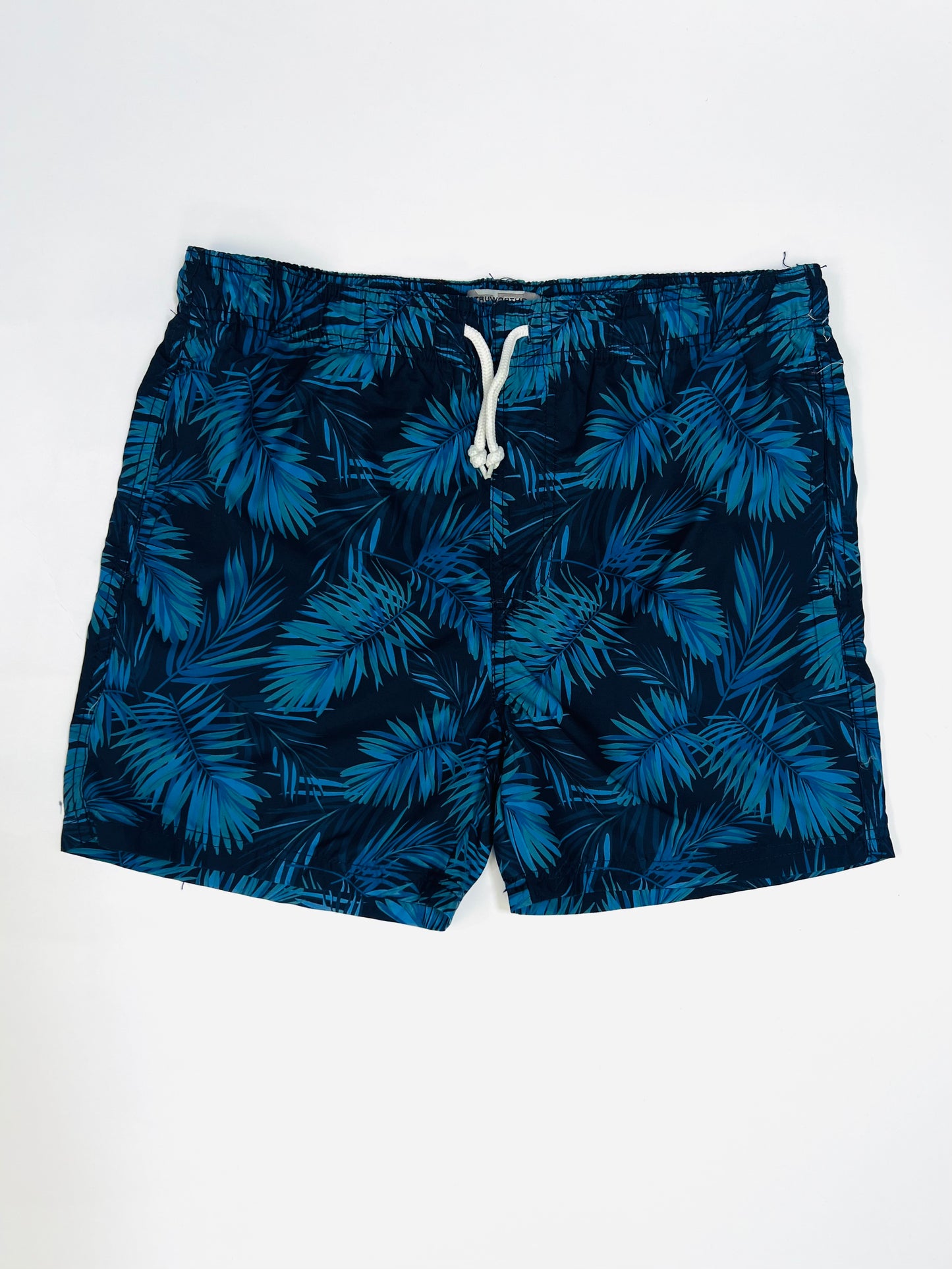Truworths Man print swim shorts in blue