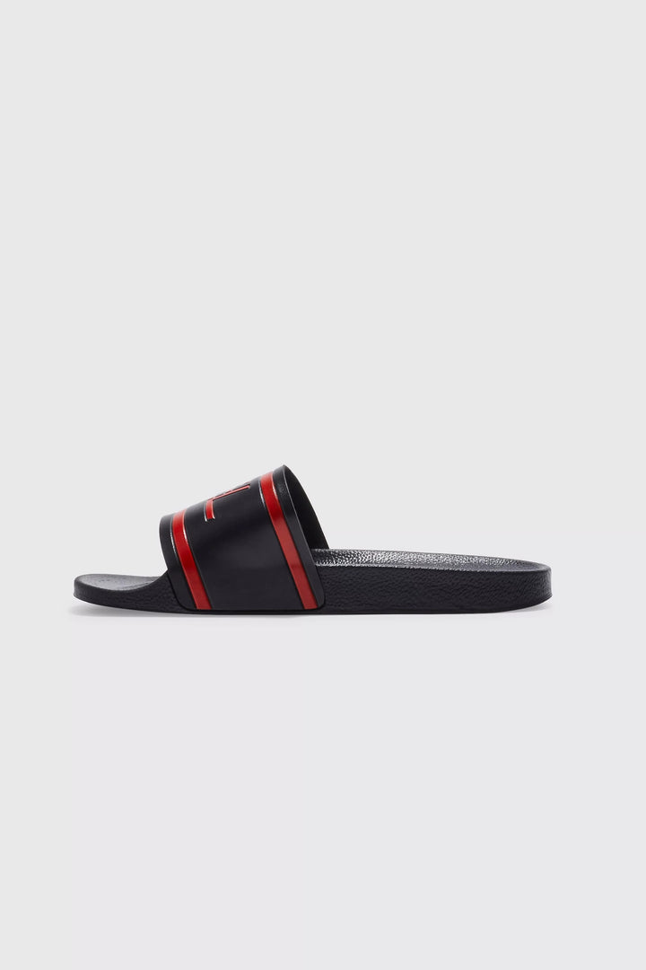 BOOHOOMAN OFCL SLIDES BLACK