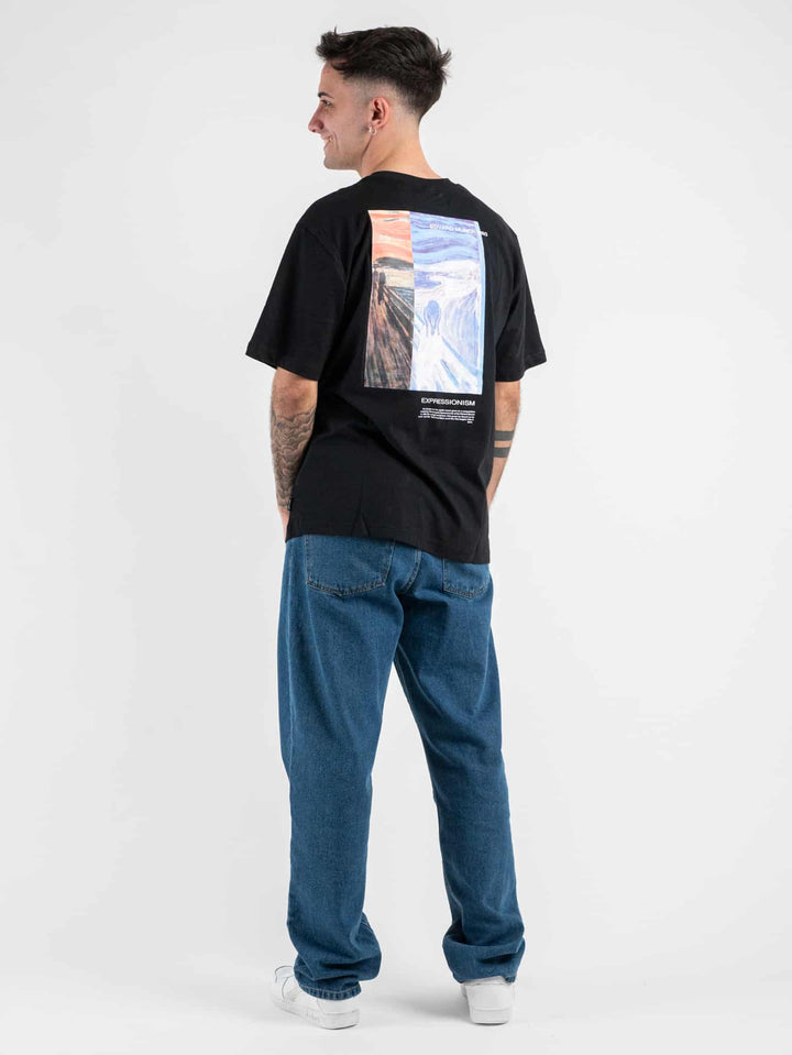 Only&Sons Edvard Munch Backprint T-shirt in black