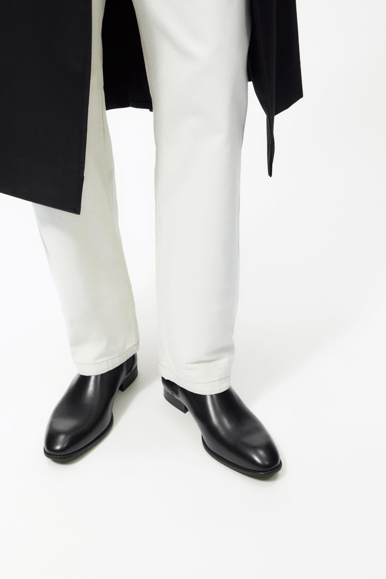 zara suede chelsea boots