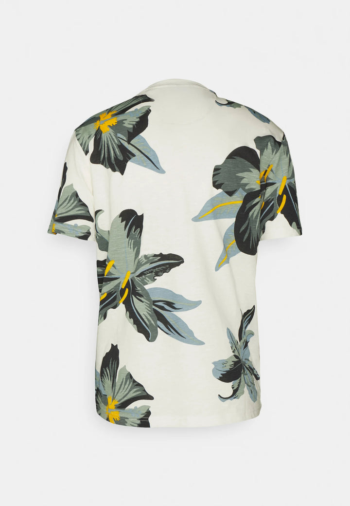 Only & Sons ONSKLOP FLORAL TEE - Print T-shirt in star white