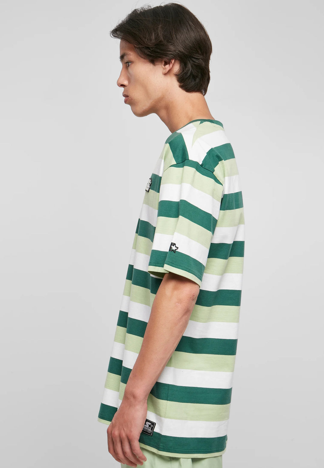 Starter Oversized Sun Striped T-shirt in green