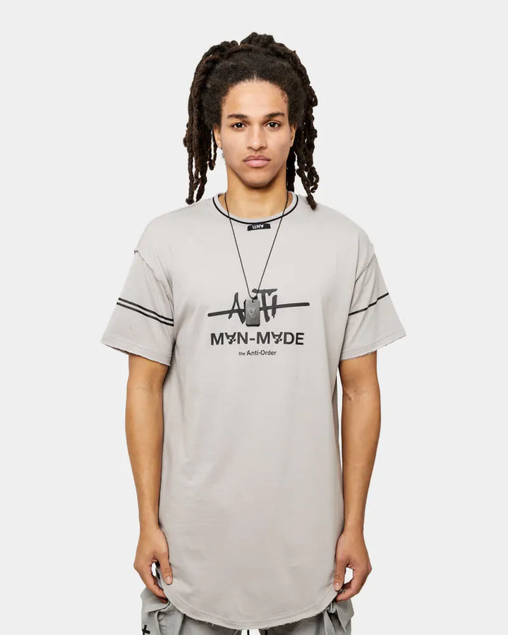 The Anti Order Logo Man Made T-Shirt in gray