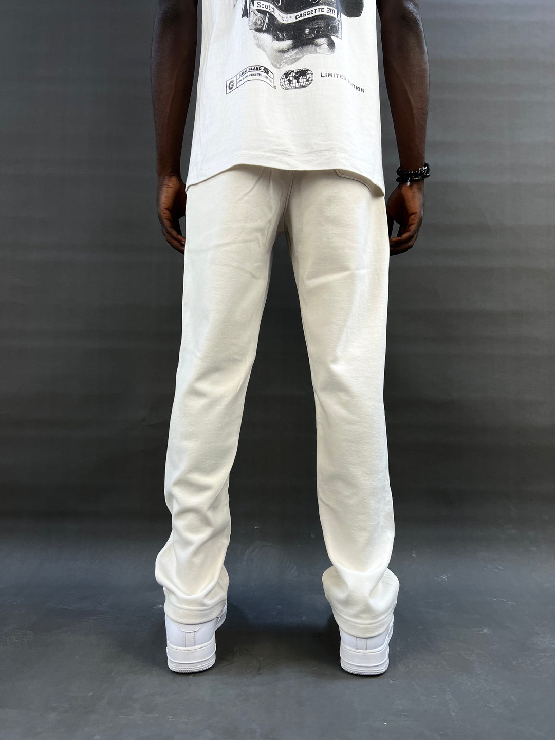 Garm island straight fit jogger pants in beige