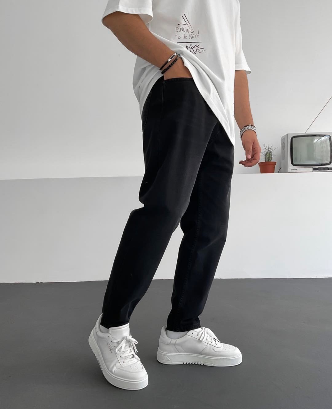 Difransel Bana jeans in black