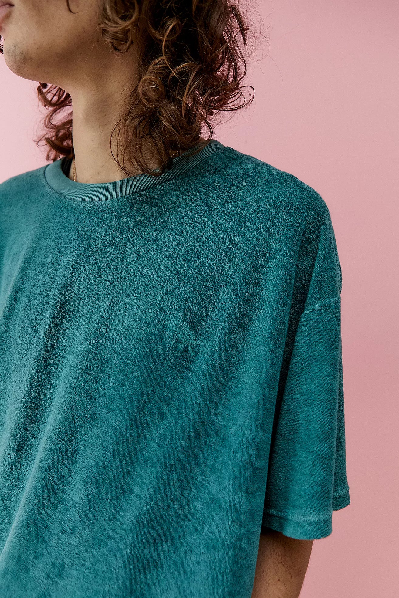 Urban outfitters Nomad Teal Recycled Toweling T-shirt
