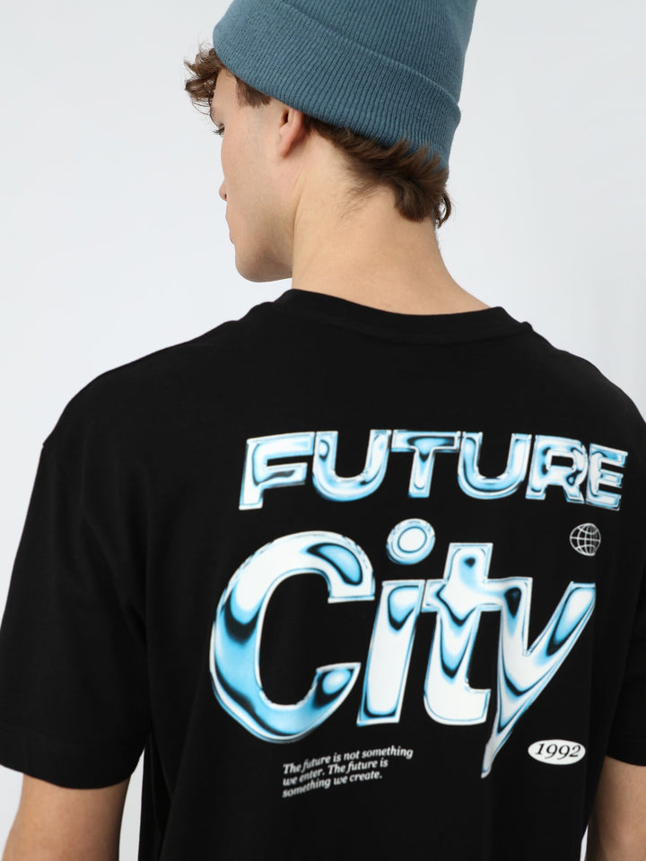 Lefties Man Future City Backprint T-shirt