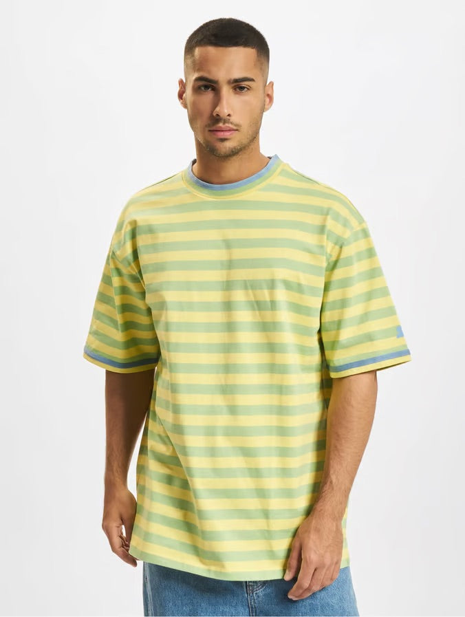 Starter striped t-shirt in lemon and green