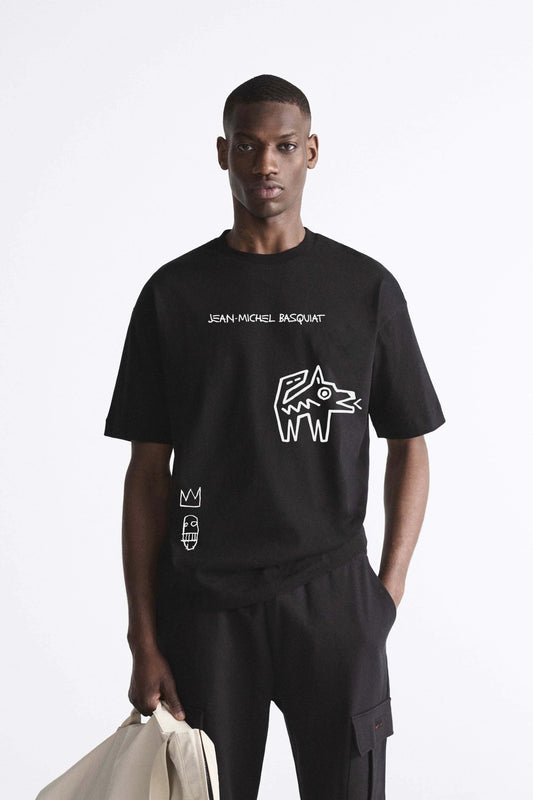 Garm Island Basquiat t-shirt in black