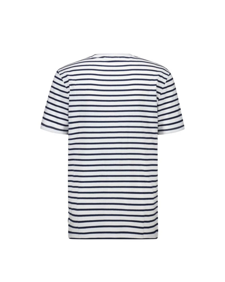 America Today striped T-shirt in white/blue