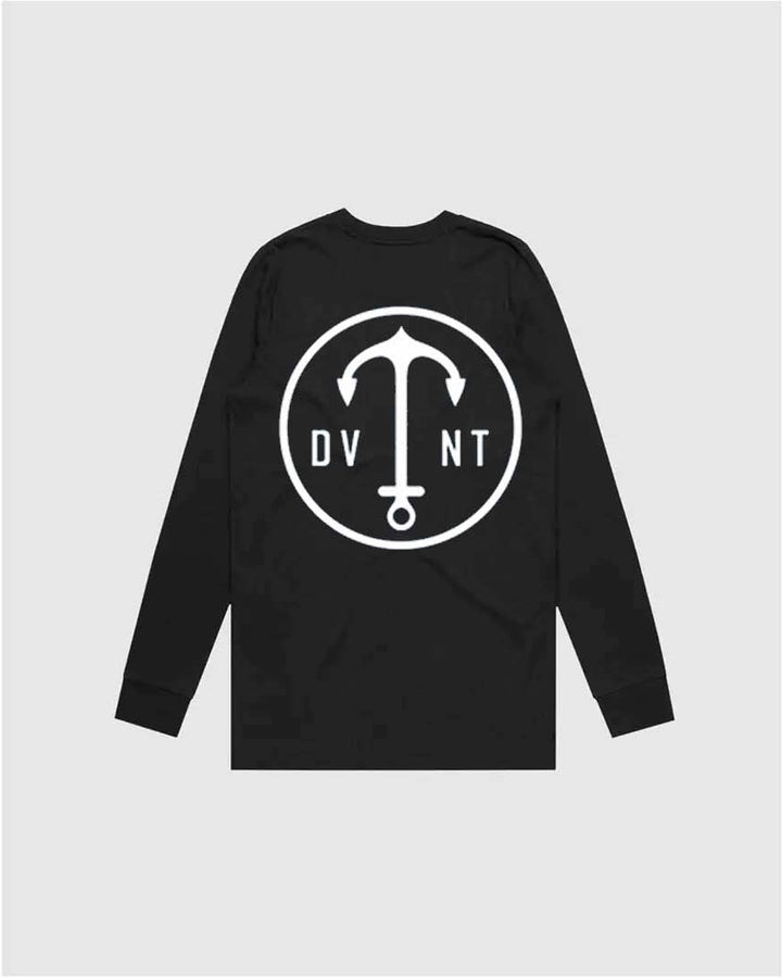 DVNT Deep longsleeve dive T-shirt in black