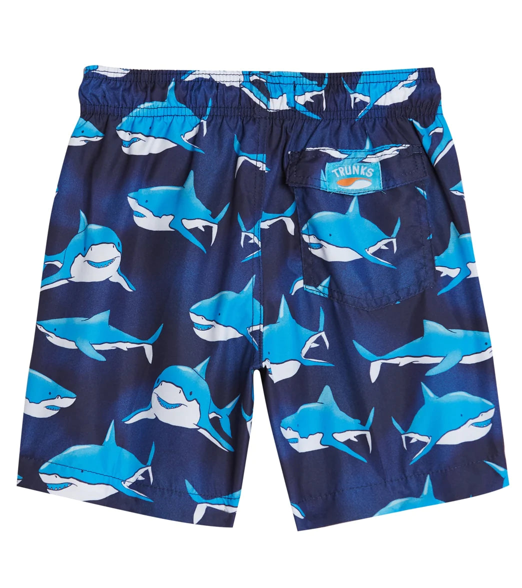 Trunks Surf & Swim Co. Shark Laguna Swim Short in blue