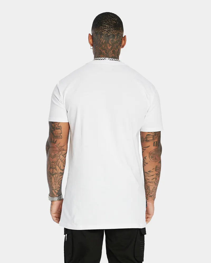 SAINT MORTA Logo Homage Lafayette T-Shirt in white