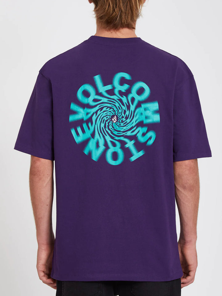 VOLCOM NAUSEA T-SHIRT - VIOLET INDIGO