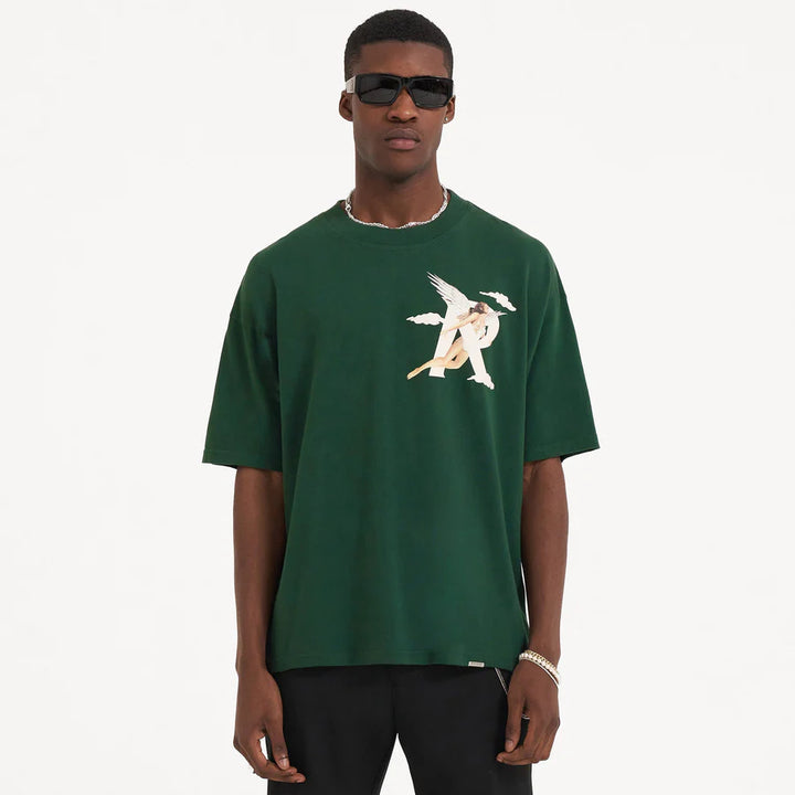 REPRESENT STORMS IN HEAVEN T-SHIRT IN GREEN