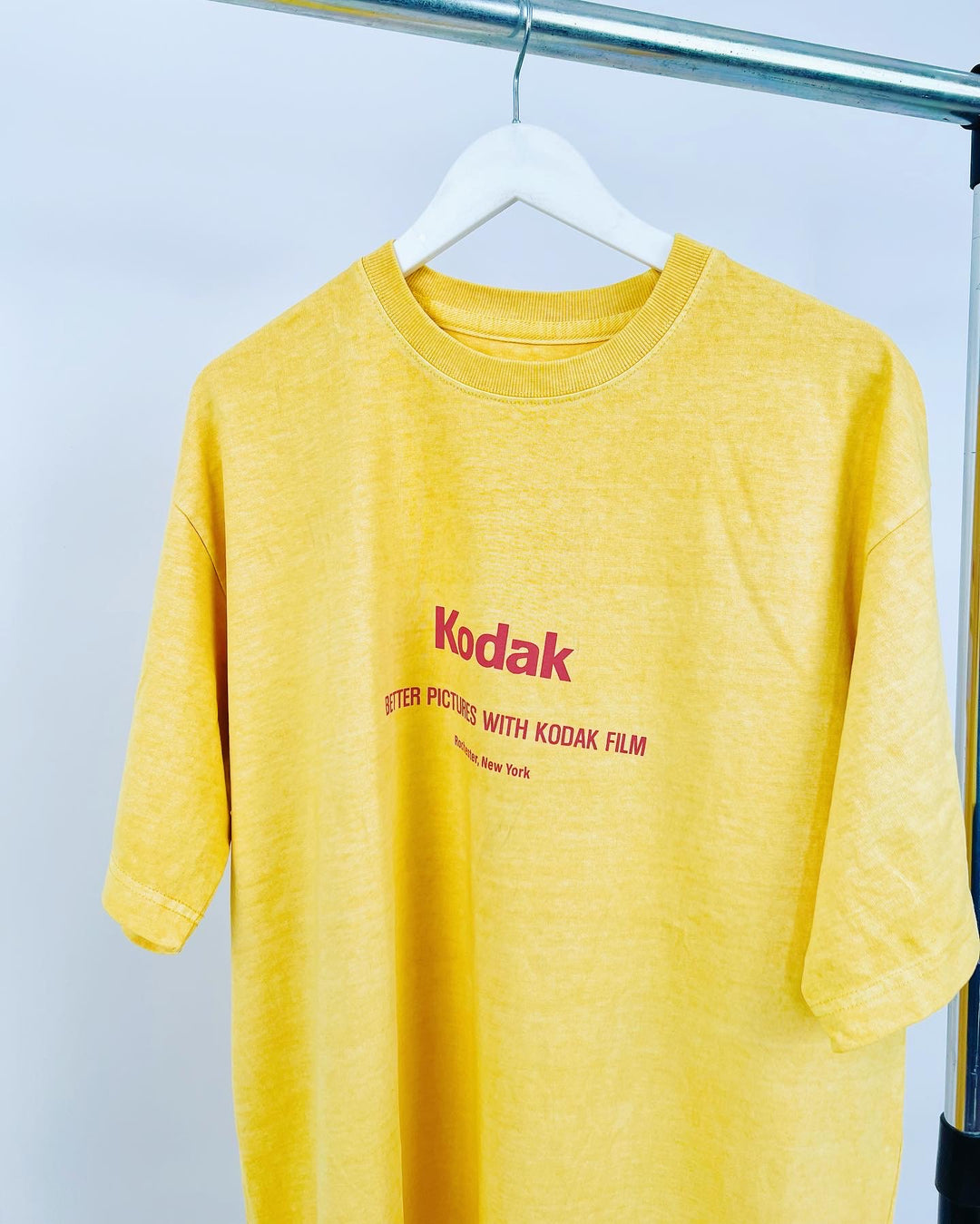 Kodak Backprint T-shirt in Yellow