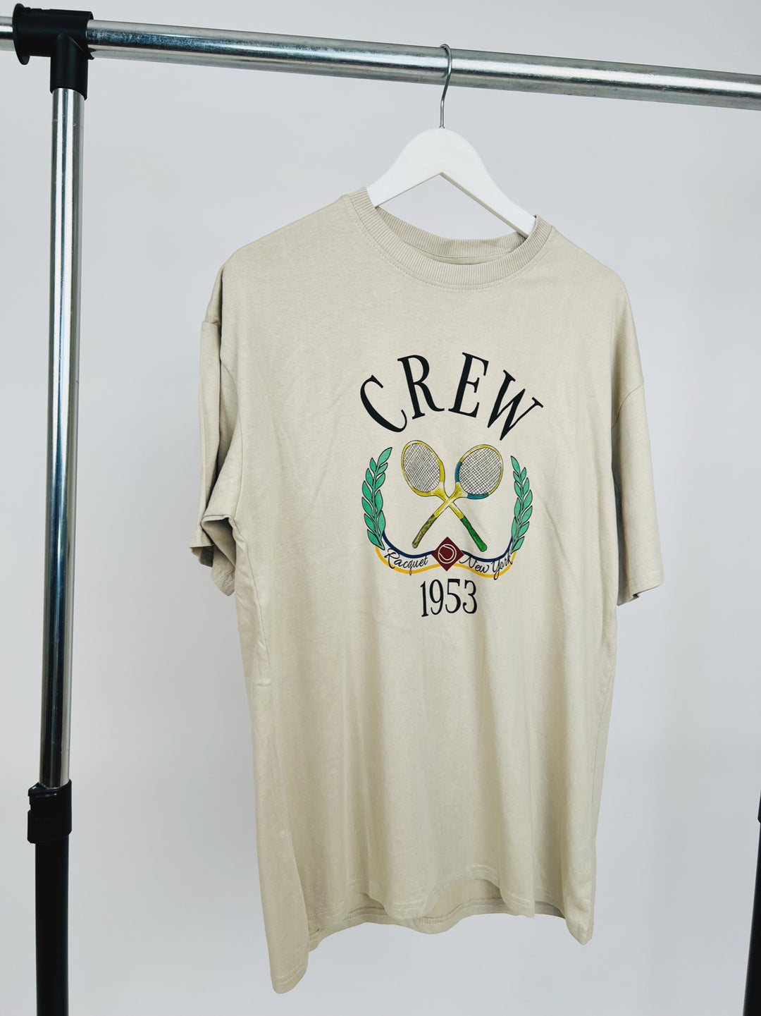 Tennis Crew 1953 T-shirt in beige