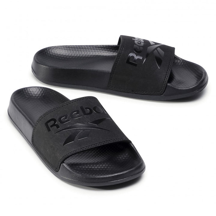 Reebok fulgere slides in black