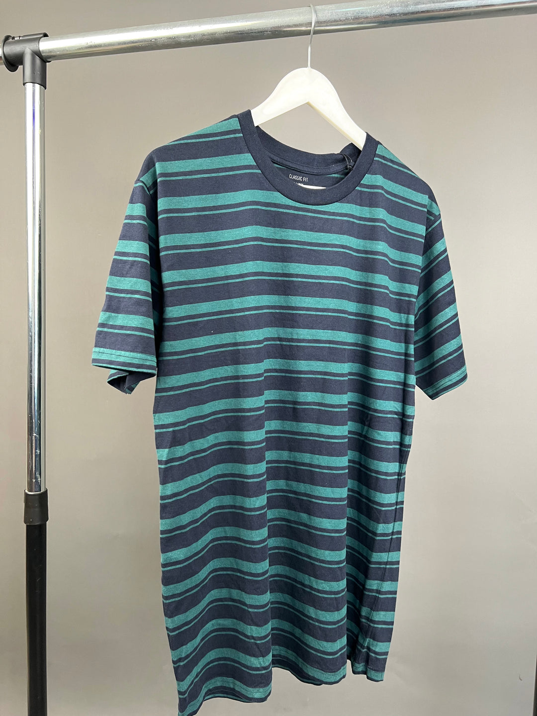 Hallenstein Brothers Striped T-shirt in Green