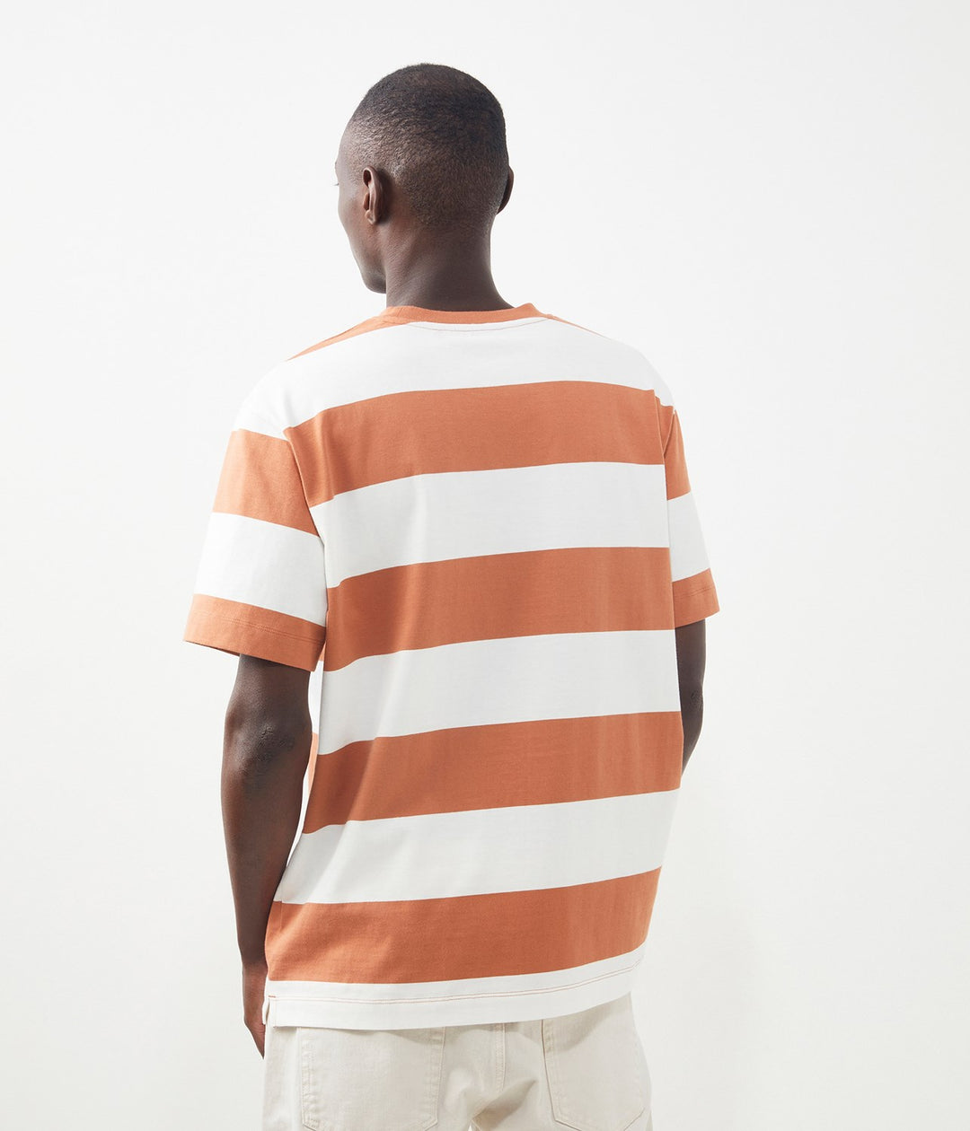 Kappahl Stripete T-shirt in brick