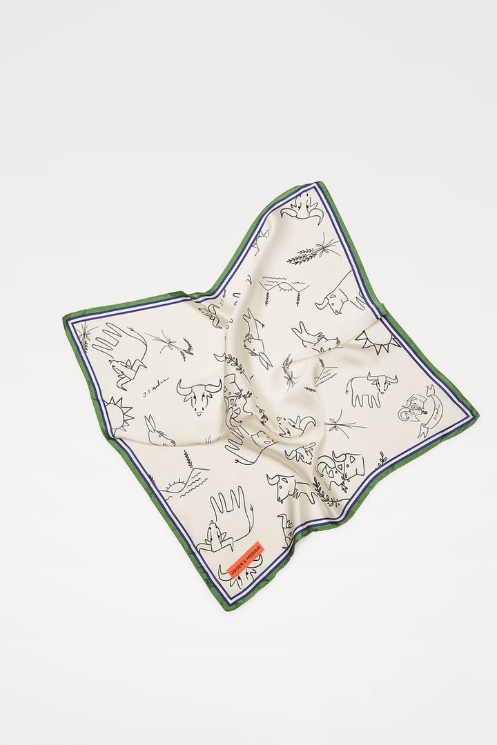 ZARA PRINTED BANDANA BY JAVIER S. MEDINA